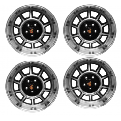 Grand National 18" x 8" (2) and 18"x9.5" (2) Aluminum Wheels Rims (Set of 4)